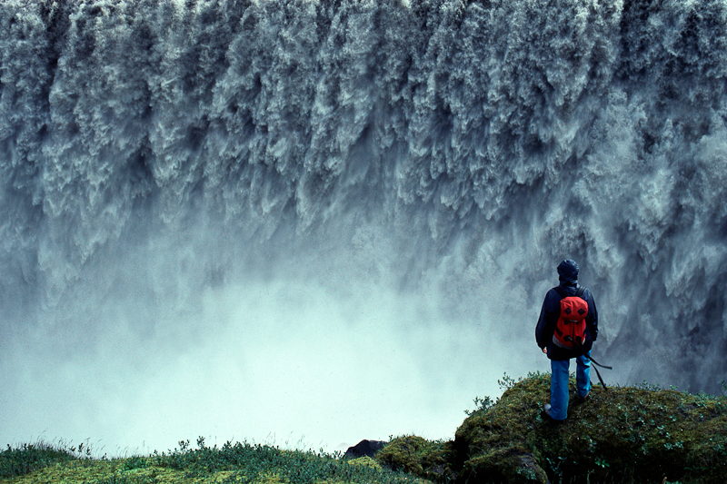 Dettifoss, Island, mŠchtigster Wasserfall Europas, 44m Fallhšhe, Gletscherwasser des Vatnajškull
